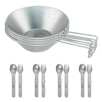 Winnerwell® Sierra Cup Bowl + Fork &amp; Spoon 4-piece Family Set