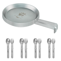 Winnerwell® Plate + Fork&amp;Spoon  4-piece Family Set